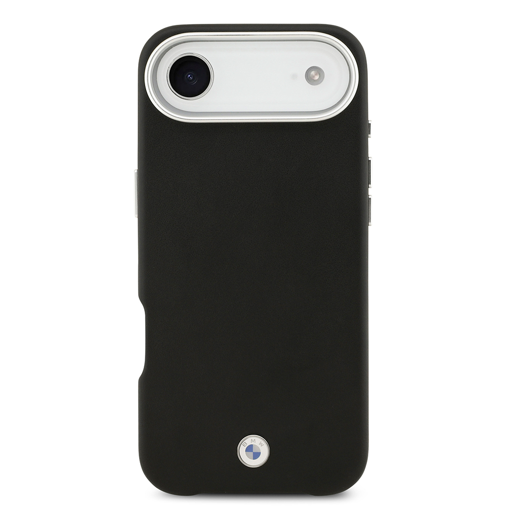 Apple iPhone 17 Air Uyumlu Kılıf BMW Orjinal Lisanslı M-safe Şarj Özellikli Metal Logolu Tam Kaplama Deri Kapak - 9