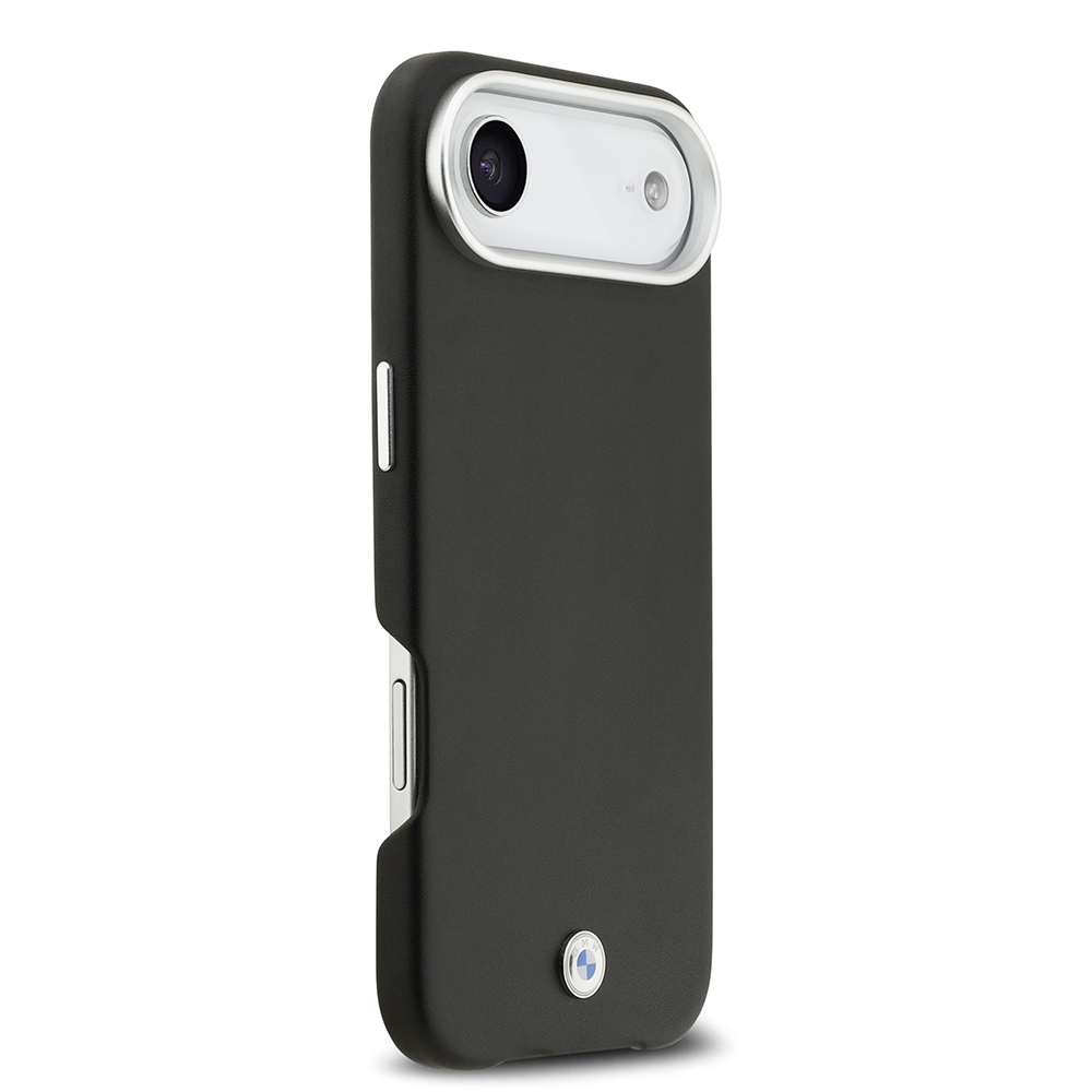 Apple iPhone 17 Air Uyumlu Kılıf BMW Orjinal Lisanslı M-safe Şarj Özellikli Metal Logolu Tam Kaplama Deri Kapak - 10