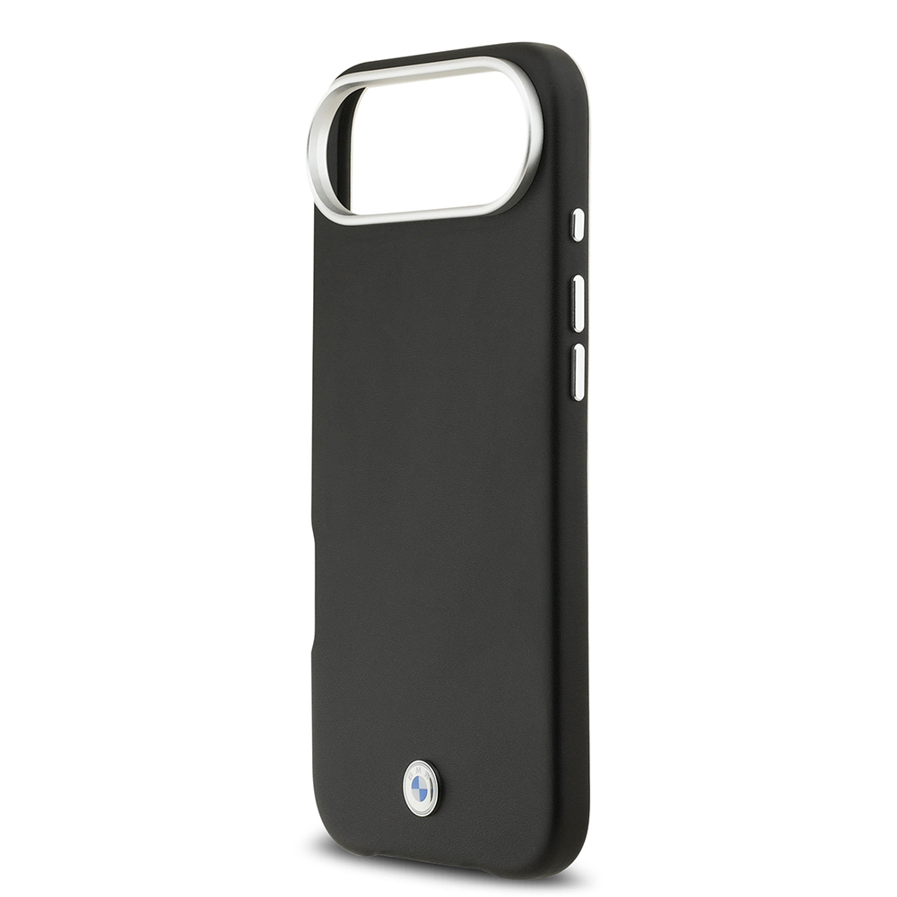 Apple iPhone 17 Air Uyumlu Kılıf BMW Orjinal Lisanslı M-safe Şarj Özellikli Metal Logolu Tam Kaplama Deri Kapak - 12