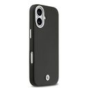 Apple iPhone 17 Uyumlu Kılıf BMW Orjinal Lisanslı M-safe Şarj Özellikli Metal Logolu Tam Kaplama Deri Kapak - 3