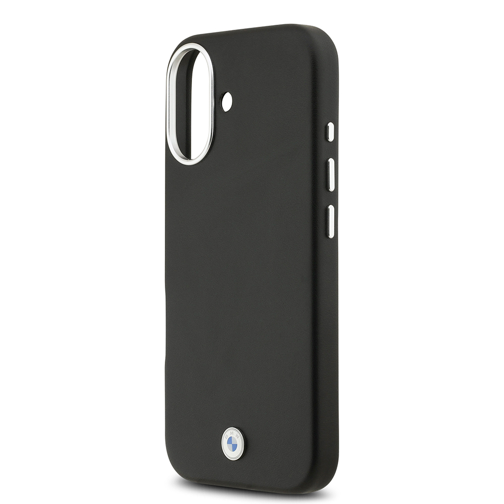 Apple iPhone 17 Uyumlu Kılıf BMW Orjinal Lisanslı M-safe Şarj Özellikli Metal Logolu Tam Kaplama Deri Kapak - 5