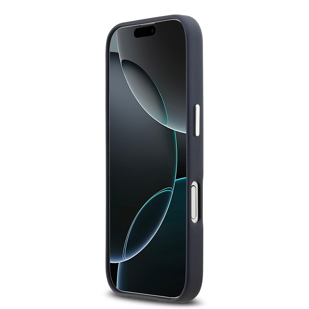 Apple iPhone 17 Uyumlu Kılıf BMW Orjinal Lisanslı M-safe Şarj Özellikli Metal Logolu Tam Kaplama Deri Kapak - 11