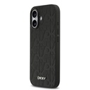 Apple iPhone 17 Uyumlu Kılıf DKNY Orjinal Lisanslı M-safe Şarj Özellikli 3D Yazılı Grid Pattern Kapak - 1