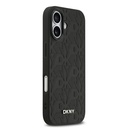 Apple iPhone 17 Uyumlu Kılıf DKNY Orjinal Lisanslı M-safe Şarj Özellikli 3D Yazılı Grid Pattern Kapak - 3