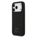 Apple iPhone 17 Pro Uyumlu Kılıf DKNY Orjinal Lisanslı M-safe Şarj Özellikli Metal Logolu Silikon Kapak - 1