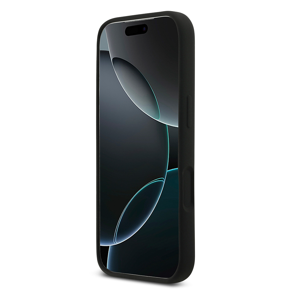 Apple iPhone 17 Pro Uyumlu Kılıf DKNY Orjinal Lisanslı M-safe Şarj Özellikli Metal Logolu Silikon Kapak - 4