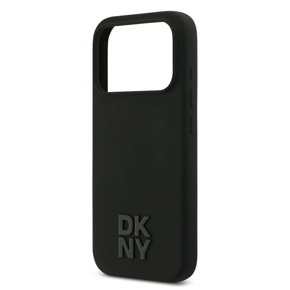 Apple iPhone 17 Pro Uyumlu Kılıf DKNY Orjinal Lisanslı M-safe Şarj Özellikli Metal Logolu Silikon Kapak - 5