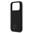 Apple iPhone 17 Pro Uyumlu Kılıf DKNY Orjinal Lisanslı M-safe Şarj Özellikli Metal Logolu Silikon Kapak - 5