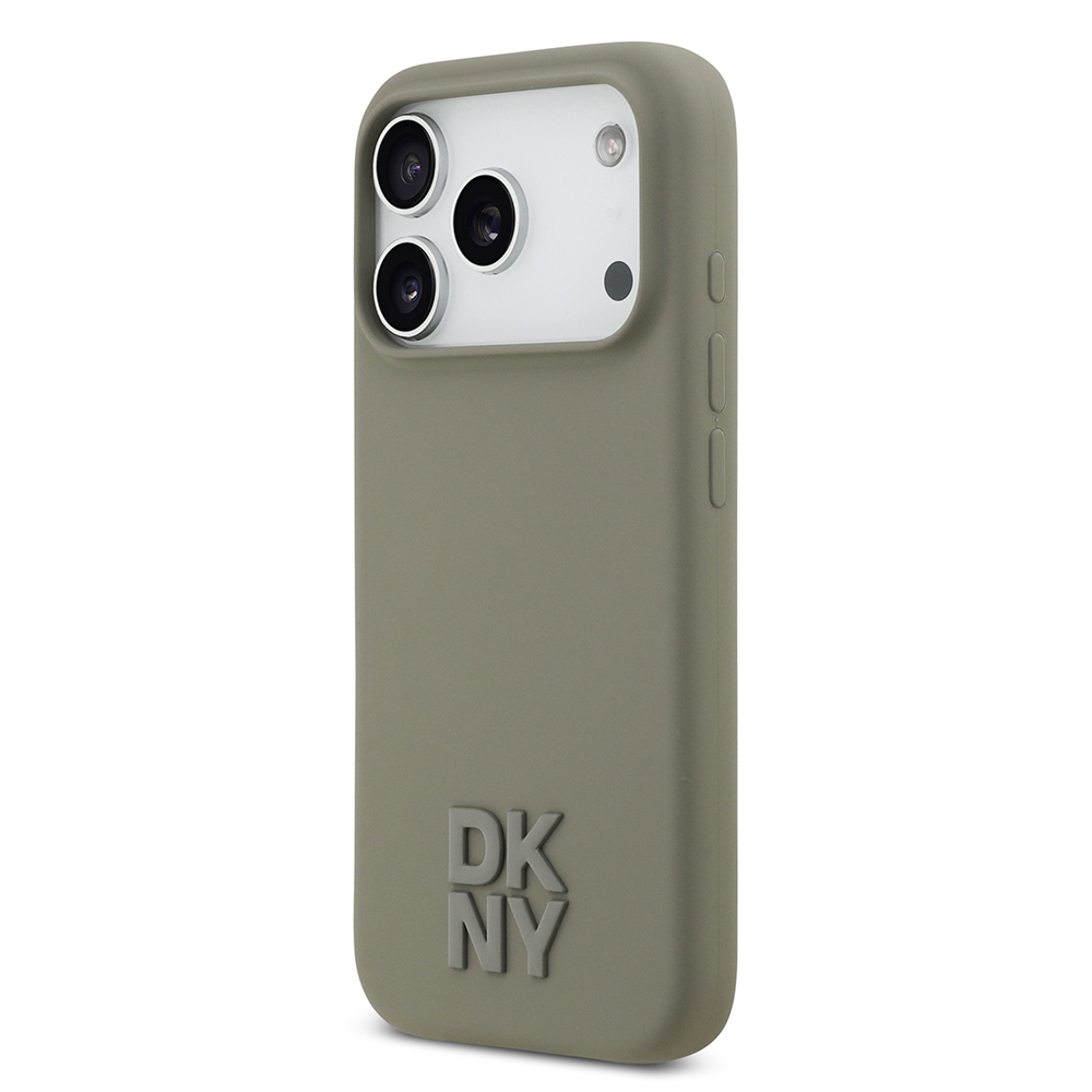 Apple iPhone 17 Pro Uyumlu Kılıf DKNY Orjinal Lisanslı M-safe Şarj Özellikli Metal Logolu Silikon Kapak - 8