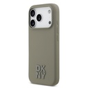 Apple iPhone 17 Pro Uyumlu Kılıf DKNY Orjinal Lisanslı M-safe Şarj Özellikli Metal Logolu Silikon Kapak - 8