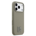 Apple iPhone 17 Pro Uyumlu Kılıf DKNY Orjinal Lisanslı M-safe Şarj Özellikli Metal Logolu Silikon Kapak - 10