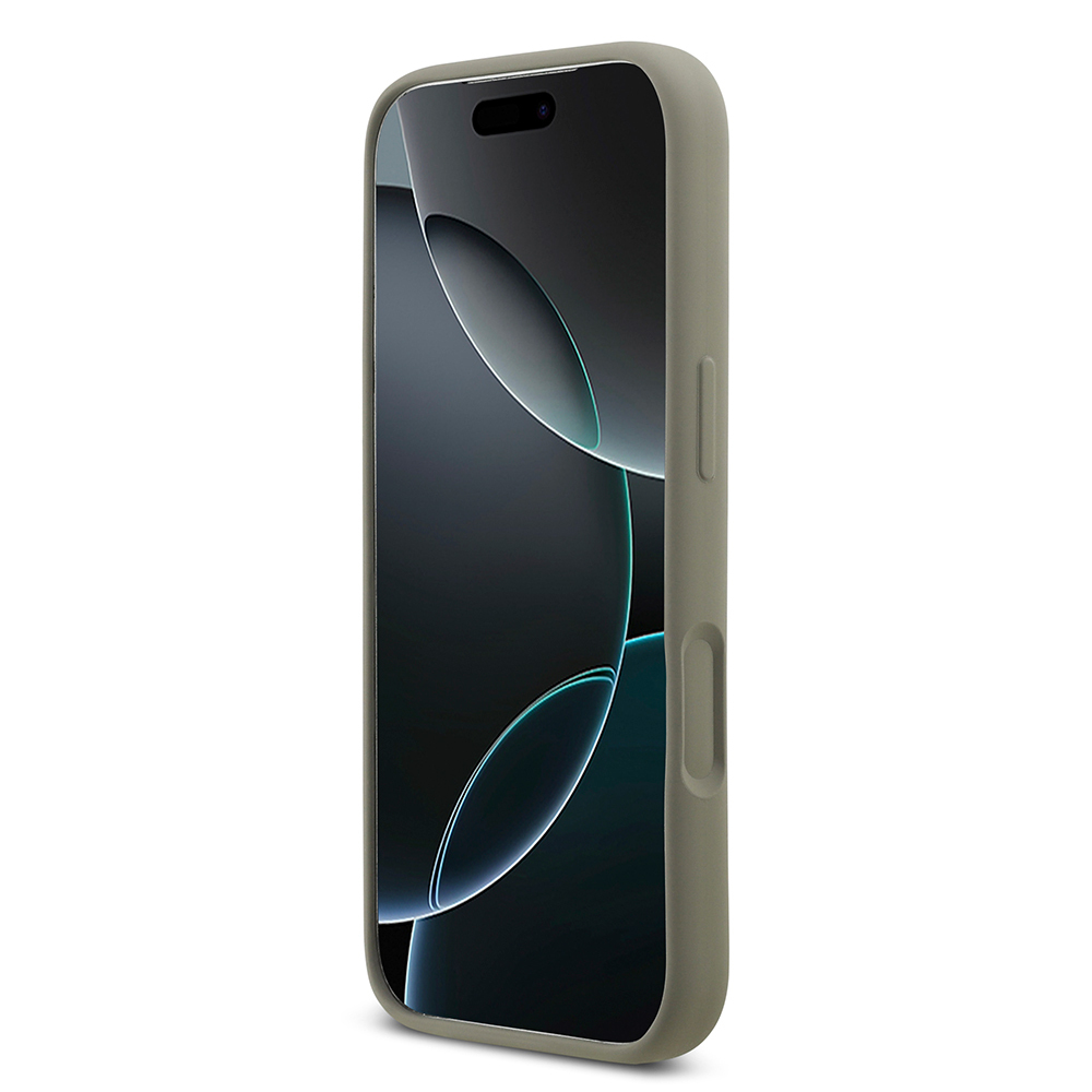 Apple iPhone 17 Pro Uyumlu Kılıf DKNY Orjinal Lisanslı M-safe Şarj Özellikli Metal Logolu Silikon Kapak - 11