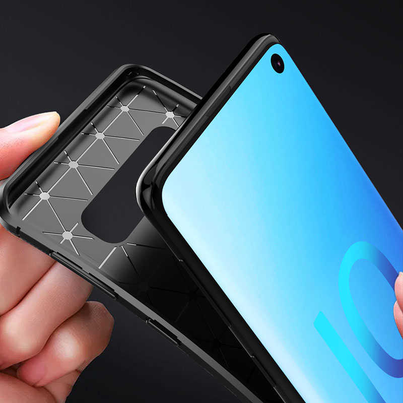 Samsung Galaxy S10E Uyumlu Kılıf Zore Negro Silikon Kapak - 1