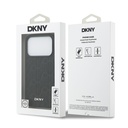 Apple iPhone 17 Pro Uyumlu Kılıf DKNY Orjinal Lisanslı M-safe Şarj Özellikli 3D Yazılı Grid Pattern Kapak - 14