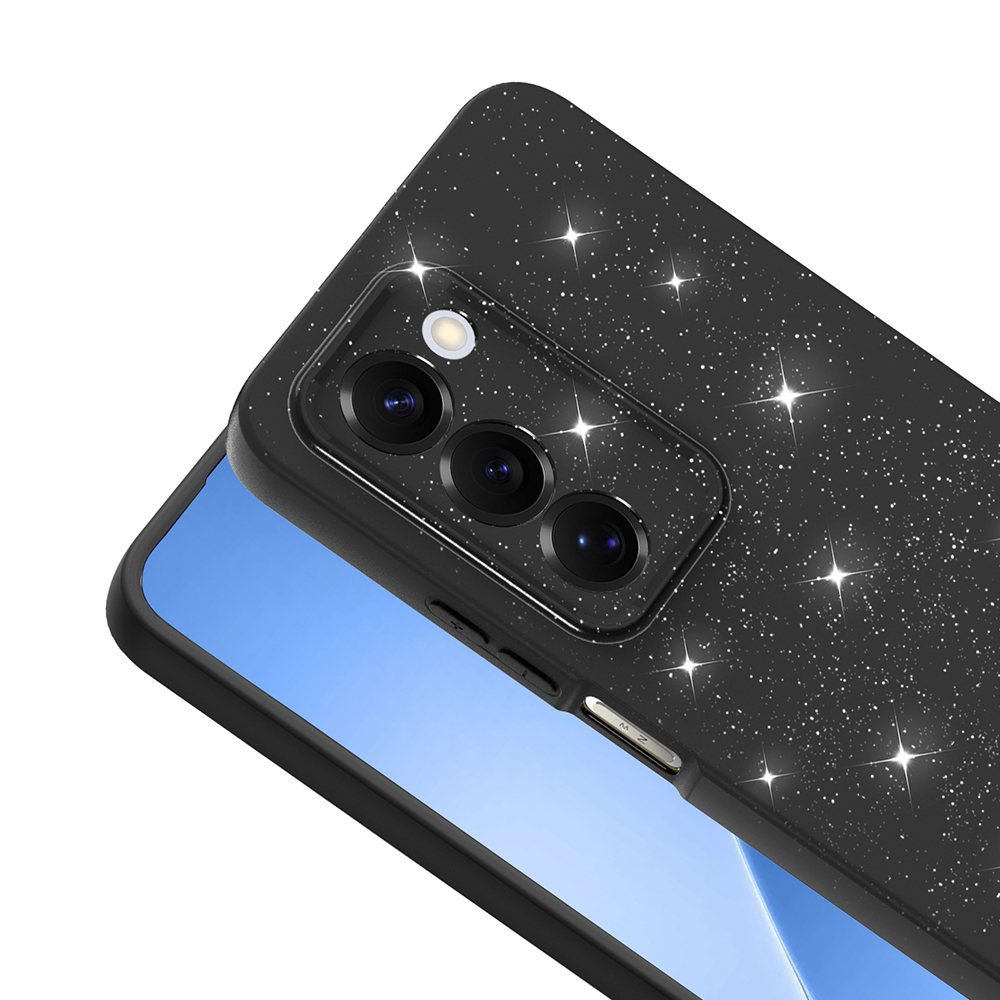 Xiaomi Redmi 15 Kılıf Kamera Korumalı Simli Lüks Zore Koton Kapak - 6