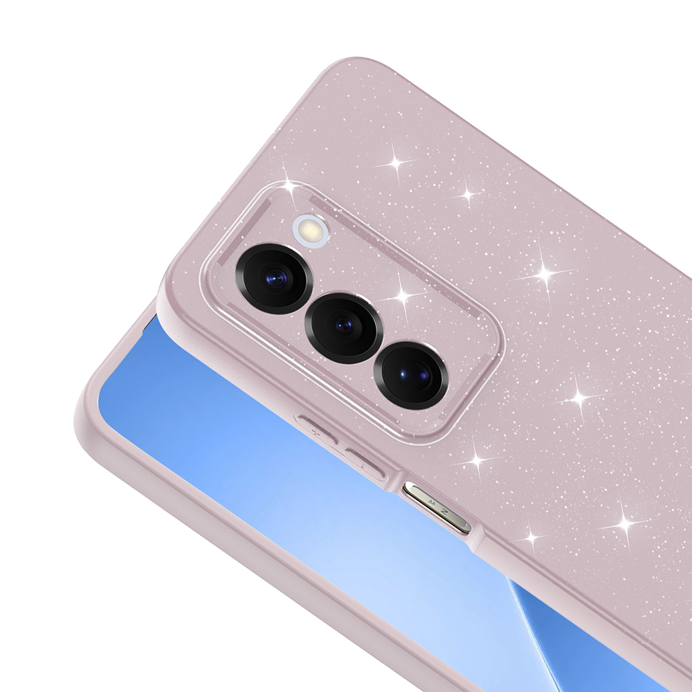 Xiaomi Redmi 15 Kılıf Kamera Korumalı Simli Lüks Zore Koton Kapak - 9