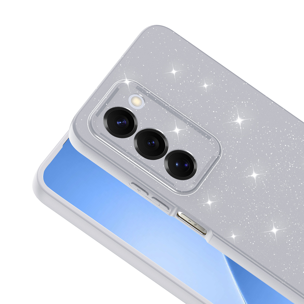 Xiaomi Redmi 15 Kılıf Kamera Korumalı Simli Lüks Zore Koton Kapak - 10