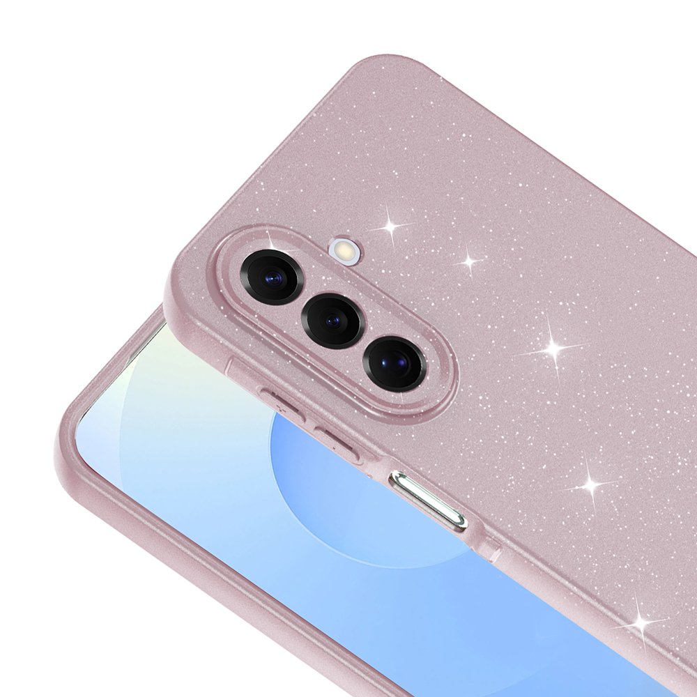 Samsung Galaxy A17 Uyumlu Kılıf Kamera Korumalı Simli Lüks Zore Koton Kapak - 9