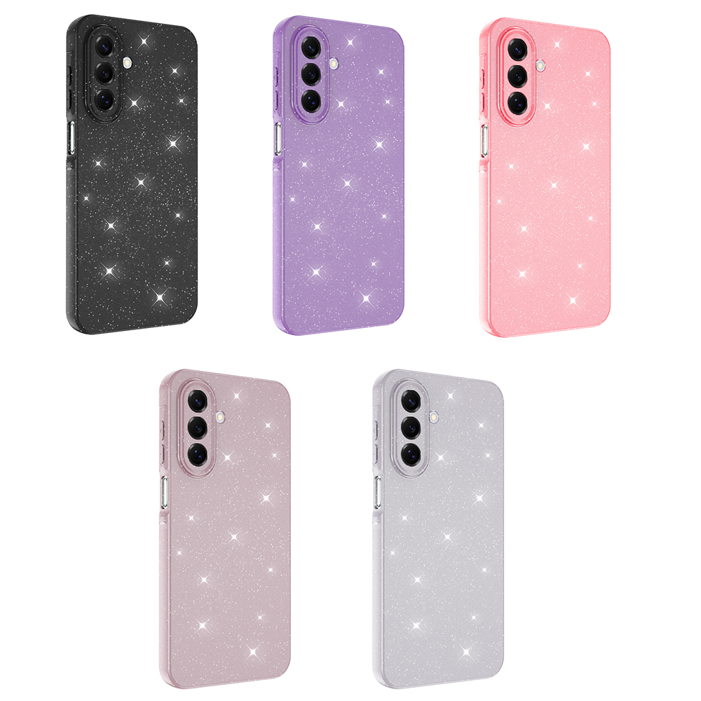 Samsung Galaxy A17 Uyumlu Kılıf Kamera Korumalı Simli Lüks Zore Koton Kapak - 11