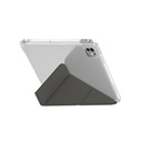 Apple iPad Pro 11 Uyumlu 2025 M5 Kılıf Skinarma Kalemlikli Arkası Şeffaf Standlı Magnetik Zeta Kılıf - 2