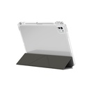 Apple iPad Pro 11 Uyumlu 2025 M5 Kılıf Skinarma Kalemlikli Arkası Şeffaf Standlı Magnetik Zeta Kılıf - 3