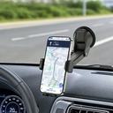 Go Des GD-HD356 360 Derece Dönebilen Teleskopik Vakumlu Tasarım Araç İçi Telefon Tutucu - 1