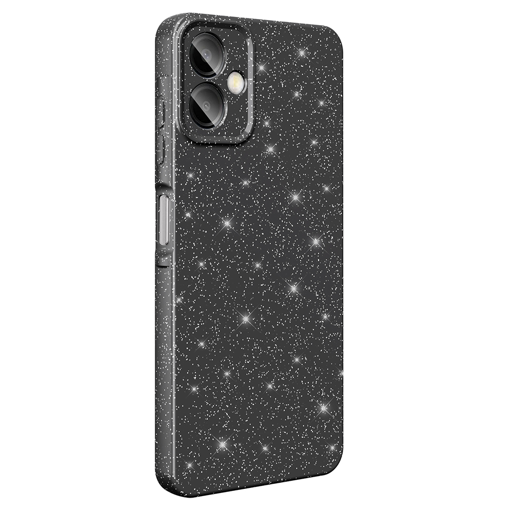 Samsung Galaxy A07 Uyumlu Kılıf Kamera Korumalı Simli Lüks Zore Koton Kapak - 4