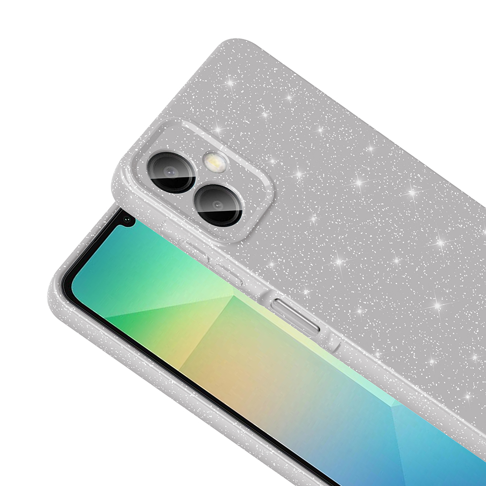 Samsung Galaxy A07 Uyumlu Kılıf Kamera Korumalı Simli Lüks Zore Koton Kapak - 6
