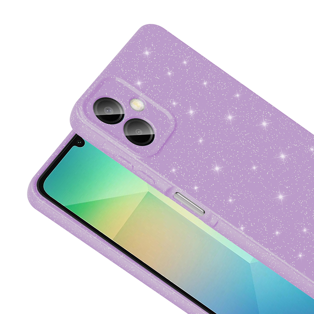 Samsung Galaxy A07 Uyumlu Kılıf Kamera Korumalı Simli Lüks Zore Koton Kapak - 8
