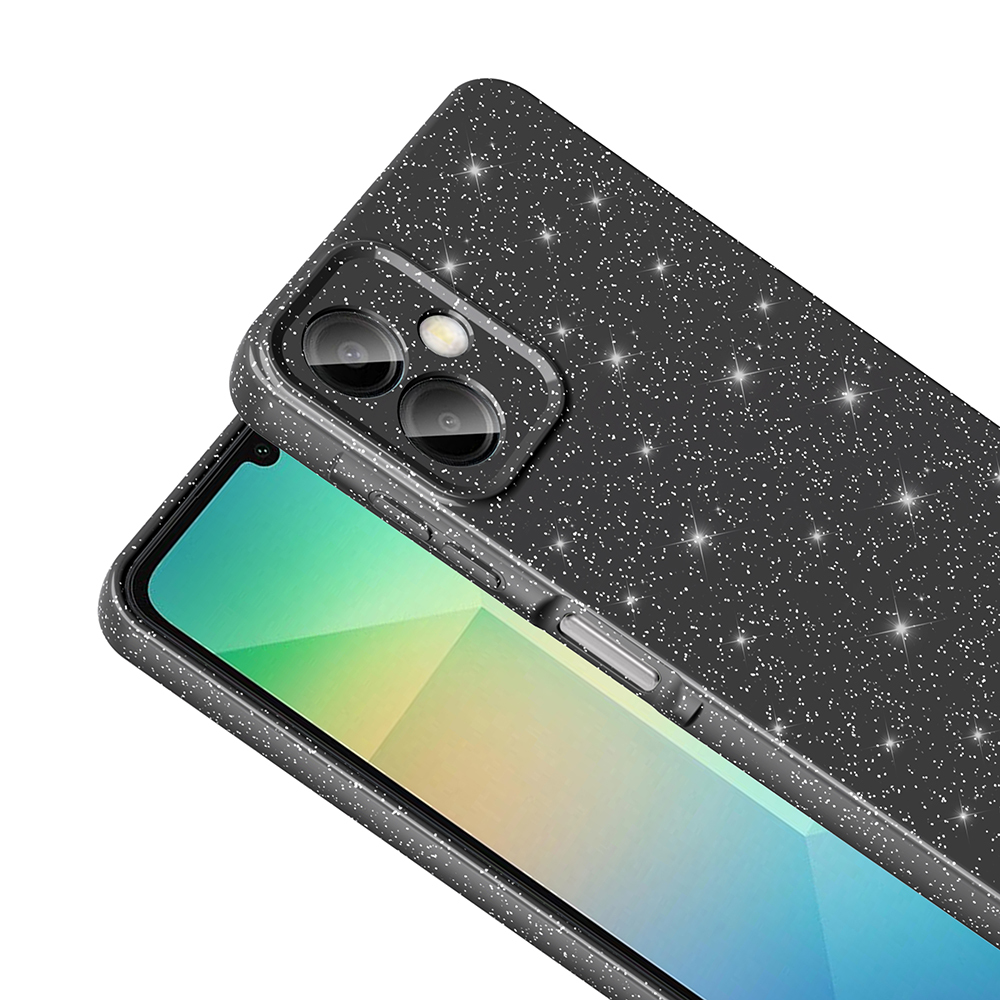 Samsung Galaxy A07 Uyumlu Kılıf Kamera Korumalı Simli Lüks Zore Koton Kapak - 9