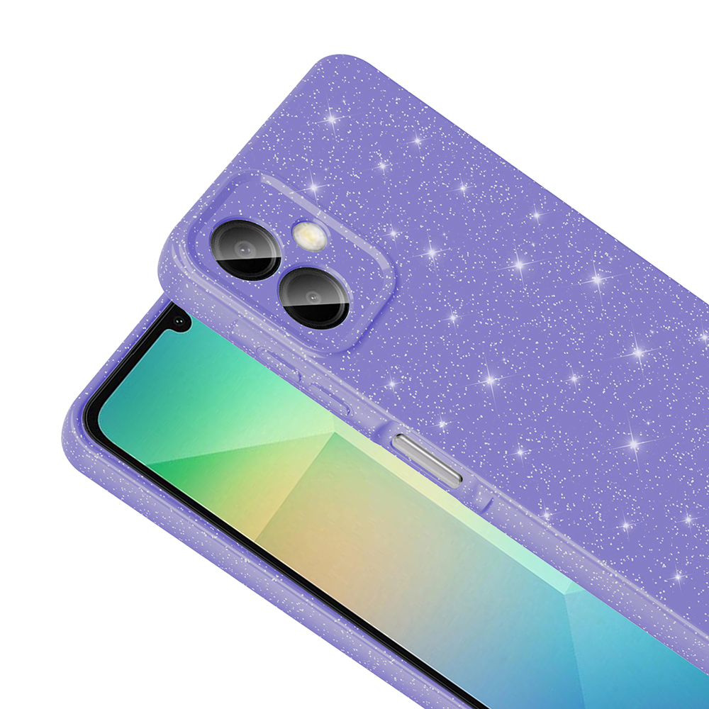 Samsung Galaxy A07 Uyumlu Kılıf Kamera Korumalı Simli Lüks Zore Koton Kapak - 10