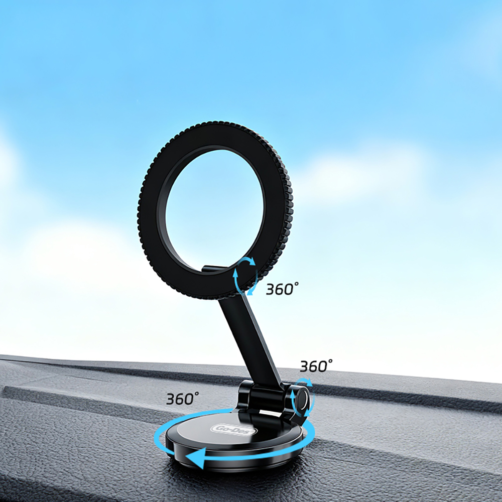 Go Des GD-HD242 360 Derece Dönebilen Düz Zemin Araç Telefon Tutucu - 3