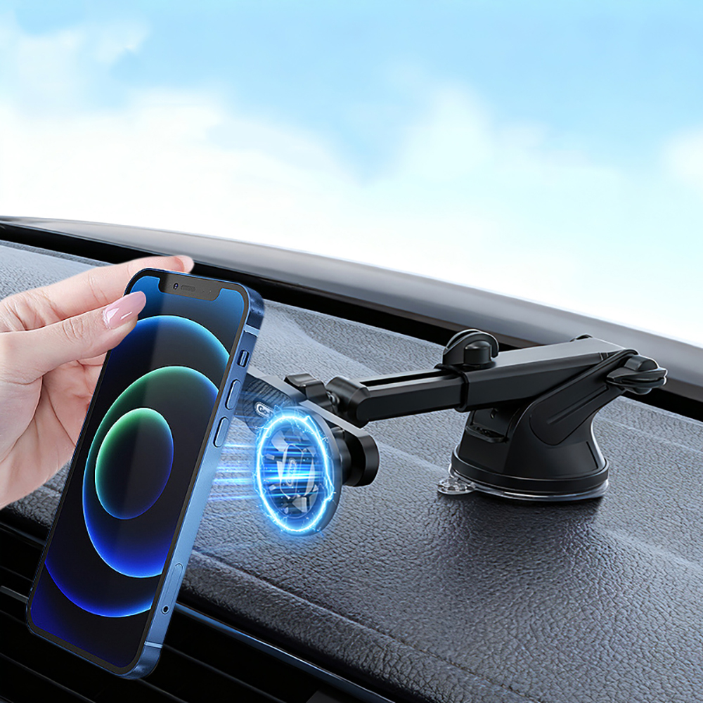 Go Des GD-HD363 360 Derece Dönebilen Uzatılabilir 2in1 Araç Telefon Tutucu - 2