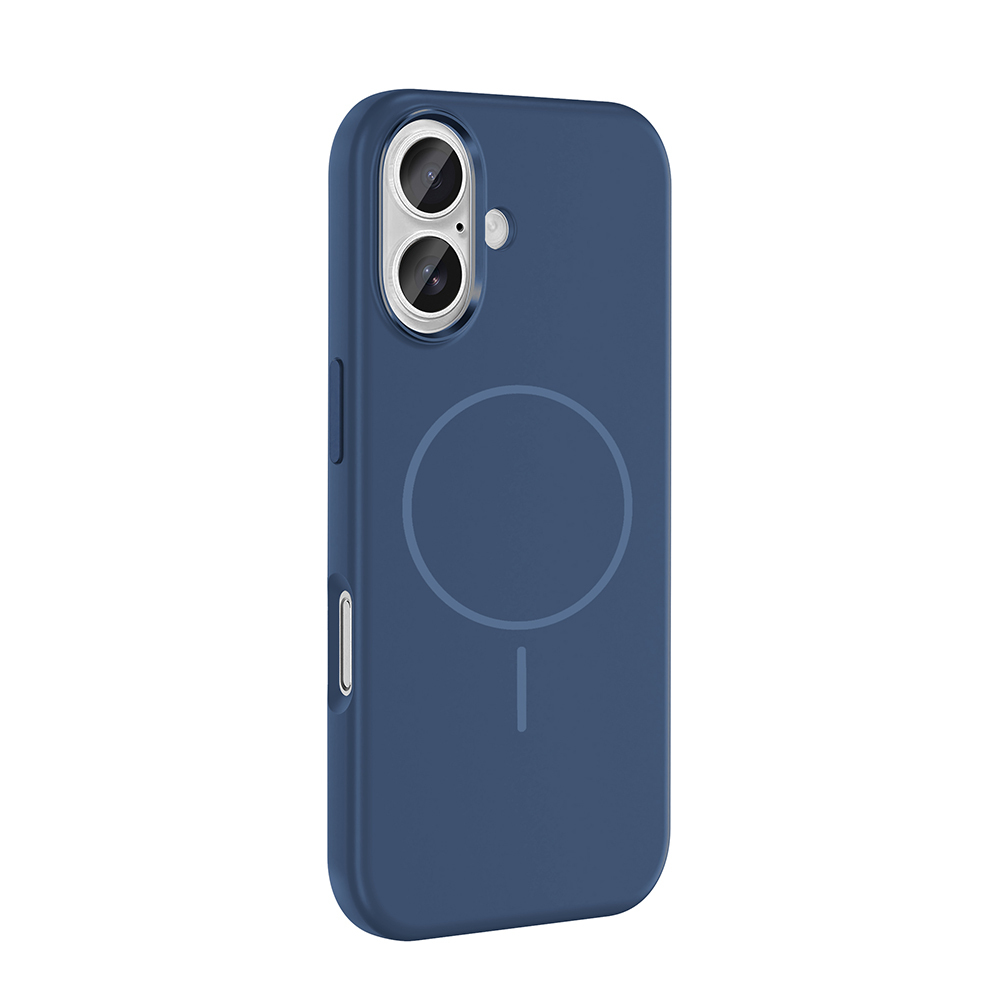 Apple iPhone 16 Uyumlu Kılıf M-Safe Şarj Özellikli Metal Kamera Çerçeveli Zore Edi Silikon Kapak - 1