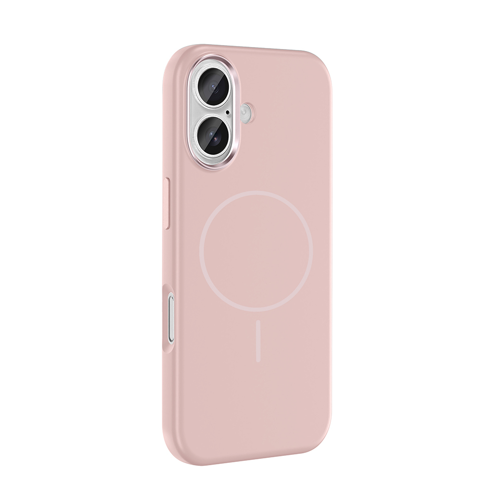 Apple iPhone 16 Uyumlu Kılıf M-Safe Şarj Özellikli Metal Kamera Çerçeveli Zore Edi Silikon Kapak - 4