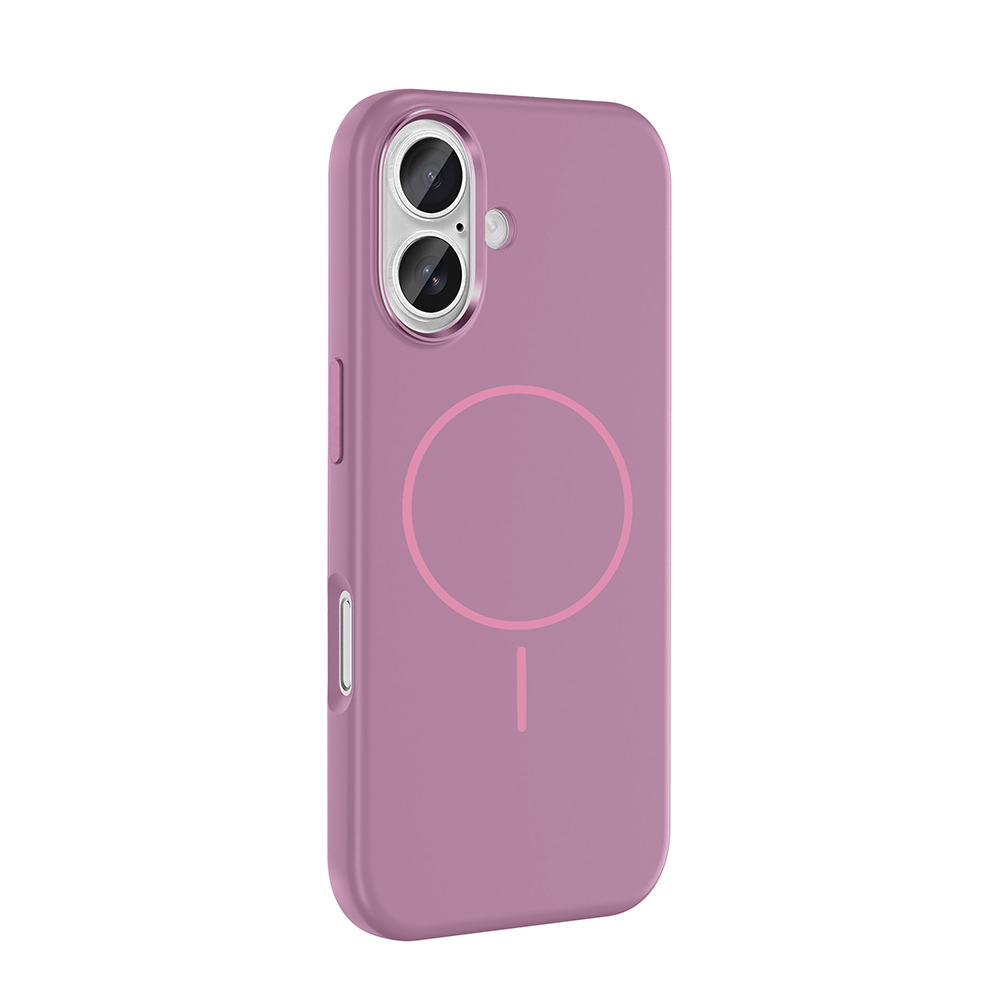 Apple iPhone 16 Uyumlu Kılıf M-Safe Şarj Özellikli Metal Kamera Çerçeveli Zore Edi Silikon Kapak - 6