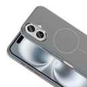 Apple iPhone 16 Uyumlu Kılıf M-Safe Şarj Özellikli Metal Kamera Çerçeveli Zore Edi Silikon Kapak - 12