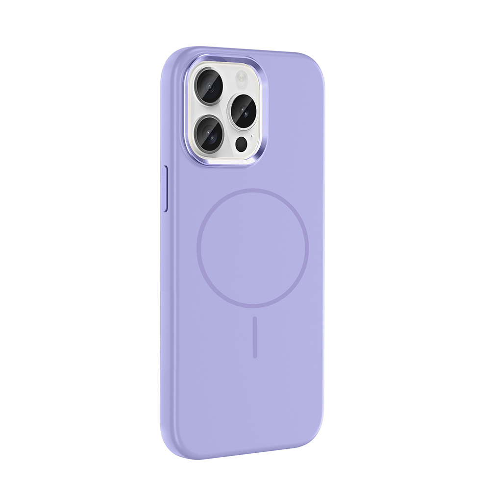 Apple iPhone 15 Uyumlu Pro Uyumlu Max Uyumlu Kılıf M-Safe Şarj Özellikli Metal Kamera Çerçeveli Zore Edi Silikon Kapak - 4