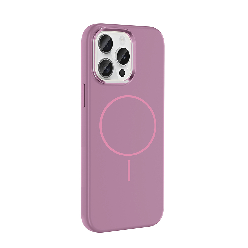 Apple iPhone 15 Uyumlu Pro Uyumlu Max Uyumlu Kılıf M-Safe Şarj Özellikli Metal Kamera Çerçeveli Zore Edi Silikon Kapak - 6