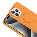 Apple iPhone 15 Uyumlu Pro Uyumlu Max Uyumlu Kılıf M-Safe Şarj Özellikli Metal Kamera Çerçeveli Zore Edi Silikon Kapak - 9