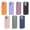 Apple iPhone 15 Uyumlu Pro Uyumlu Max Uyumlu Kılıf M-Safe Şarj Özellikli Metal Kamera Çerçeveli Zore Edi Silikon Kapak - 15