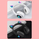 Lapas P40 Kedi Kulaklı Tasarımlı RGB Işıklı Bluetooth Kulaklık - 5