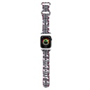 Apple Watch 7 41mm Uyumlu Hello Kitty Orjinal Lisanslı Çizgiler & Kitty Silikon Kordon - 1