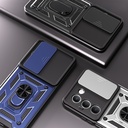 Xiaomi Redmi 15 Kılıf Magnetik Standlı Kamera Korumalı Zore Sürgülü Vega Kapak - 6