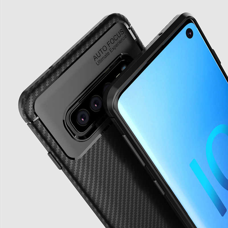 Samsung Galaxy S10 Plus Uyumlu Kılıf Zore Negro Silikon Kapak - 5