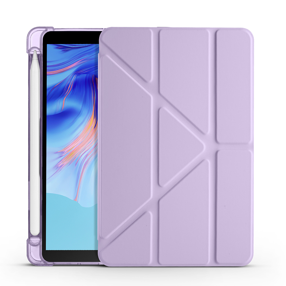 Honor Pad X7 8.7 Kılıf Zore Tri Folding Kalem Bölmeli Standlı Kılıf - 13