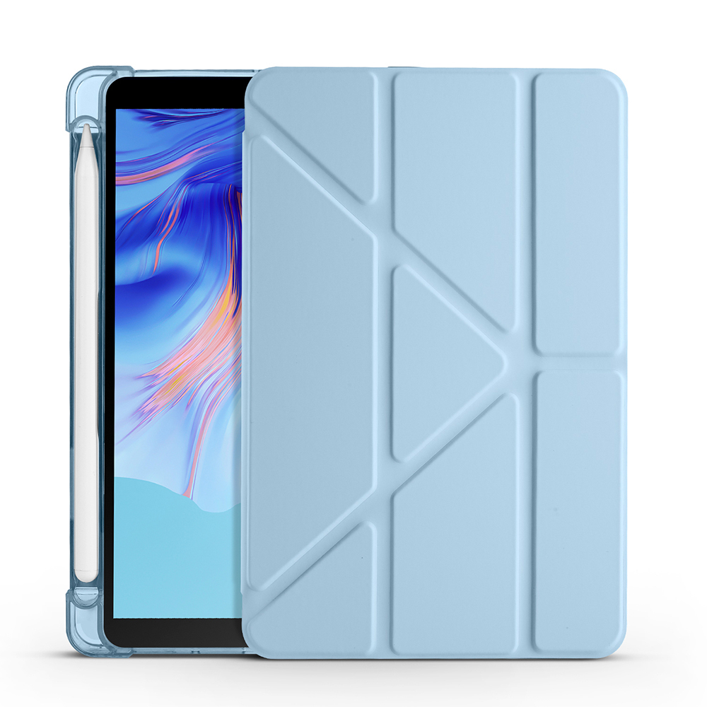 Honor Pad X7 8.7 Kılıf Zore Tri Folding Kalem Bölmeli Standlı Kılıf - 14