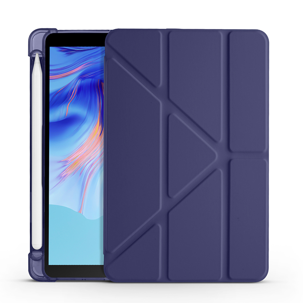 Honor Pad X7 8.7 Kılıf Zore Tri Folding Kalem Bölmeli Standlı Kılıf - 15