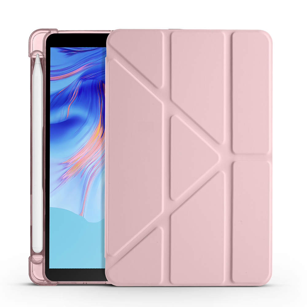 Honor Pad X7 8.7 Kılıf Zore Tri Folding Kalem Bölmeli Standlı Kılıf - 16