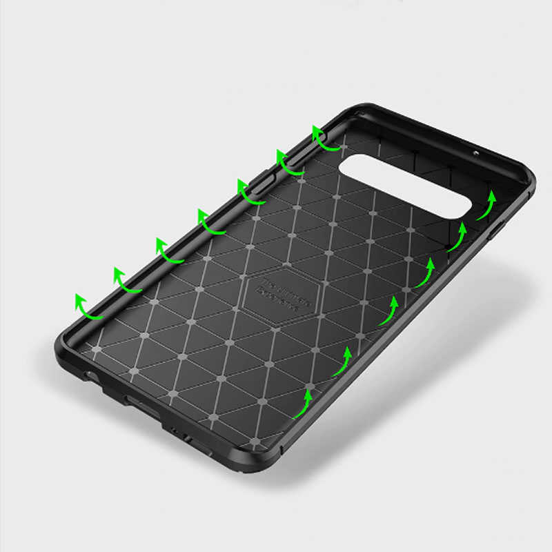 Samsung Galaxy S10 Plus Uyumlu Kılıf Zore Negro Silikon Kapak - 9